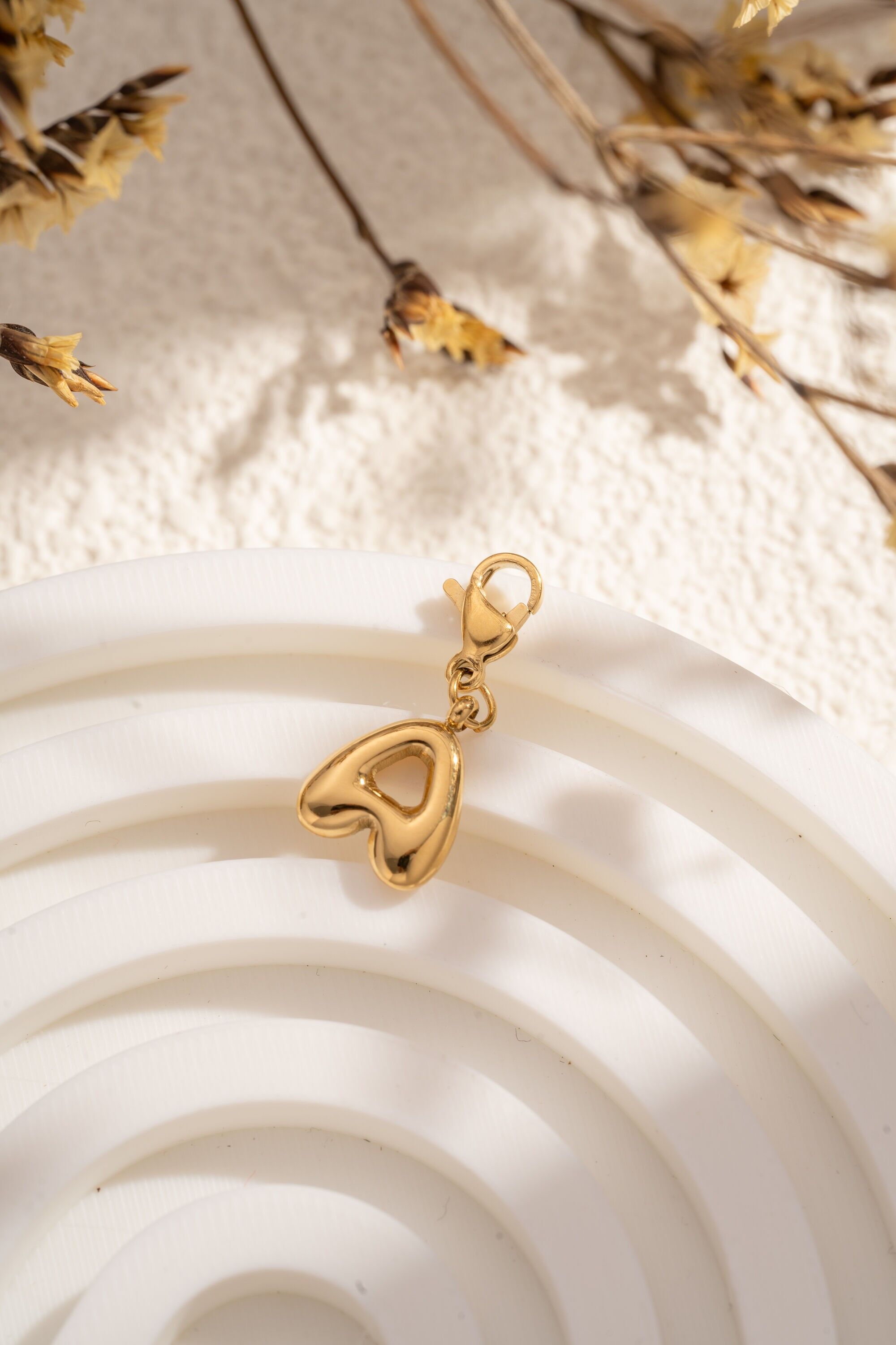 Personalized stainless steel alphabet letter A pendant