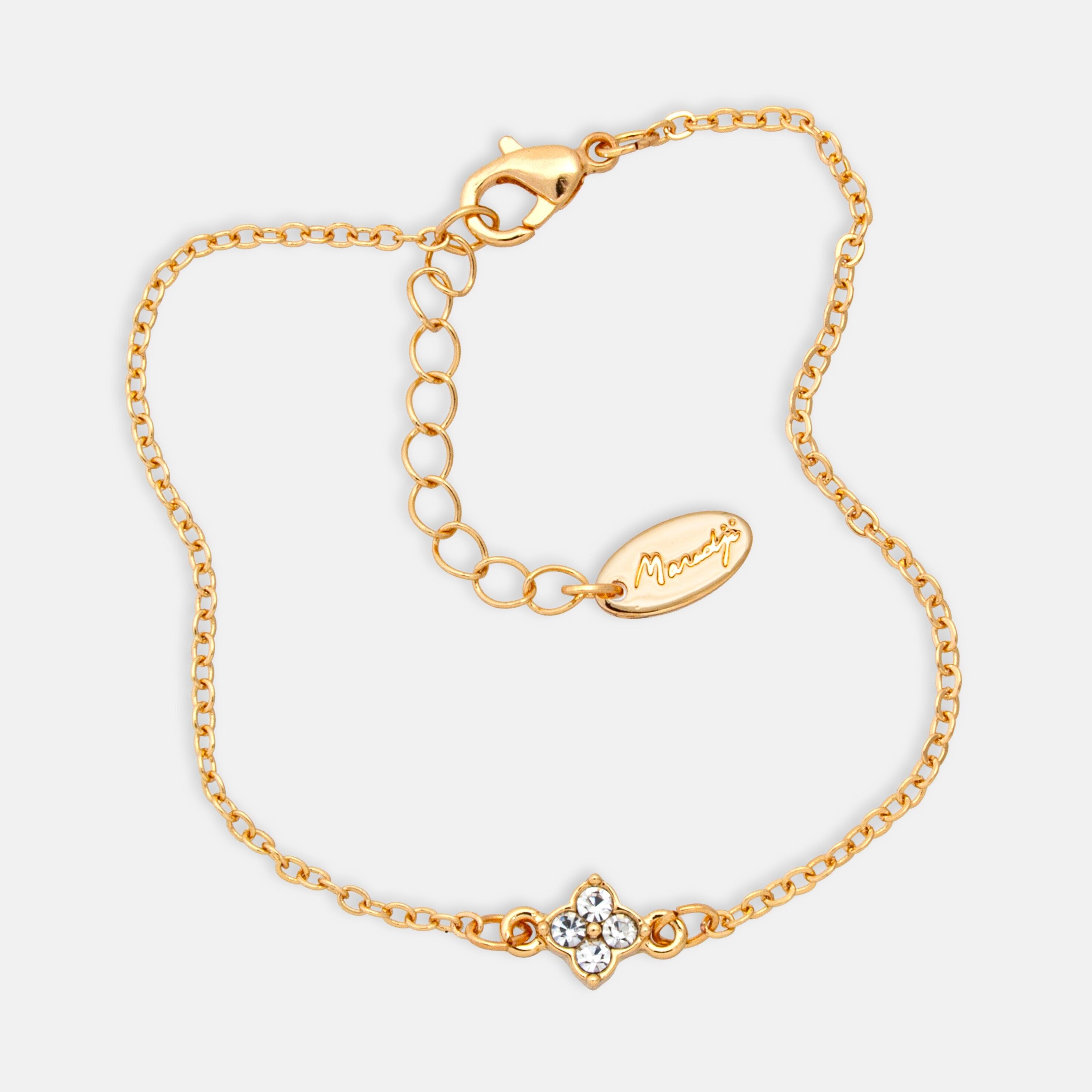 PULSERA DE ORO CON FLOR LOLA