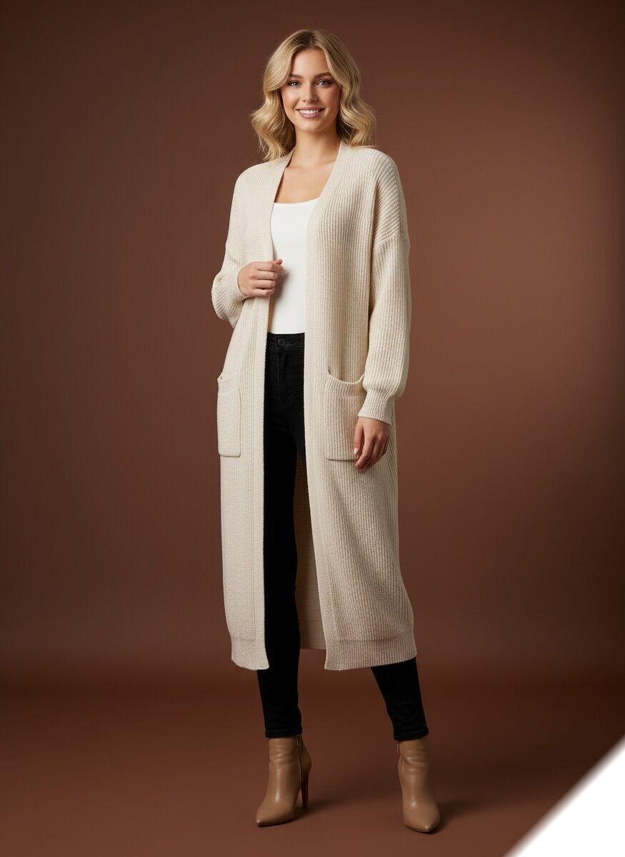 Bequeme schlichte Weste mit Taschen - 888 - Lusa Mode