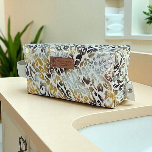 Trousse nomade S, "Savannah" blanc