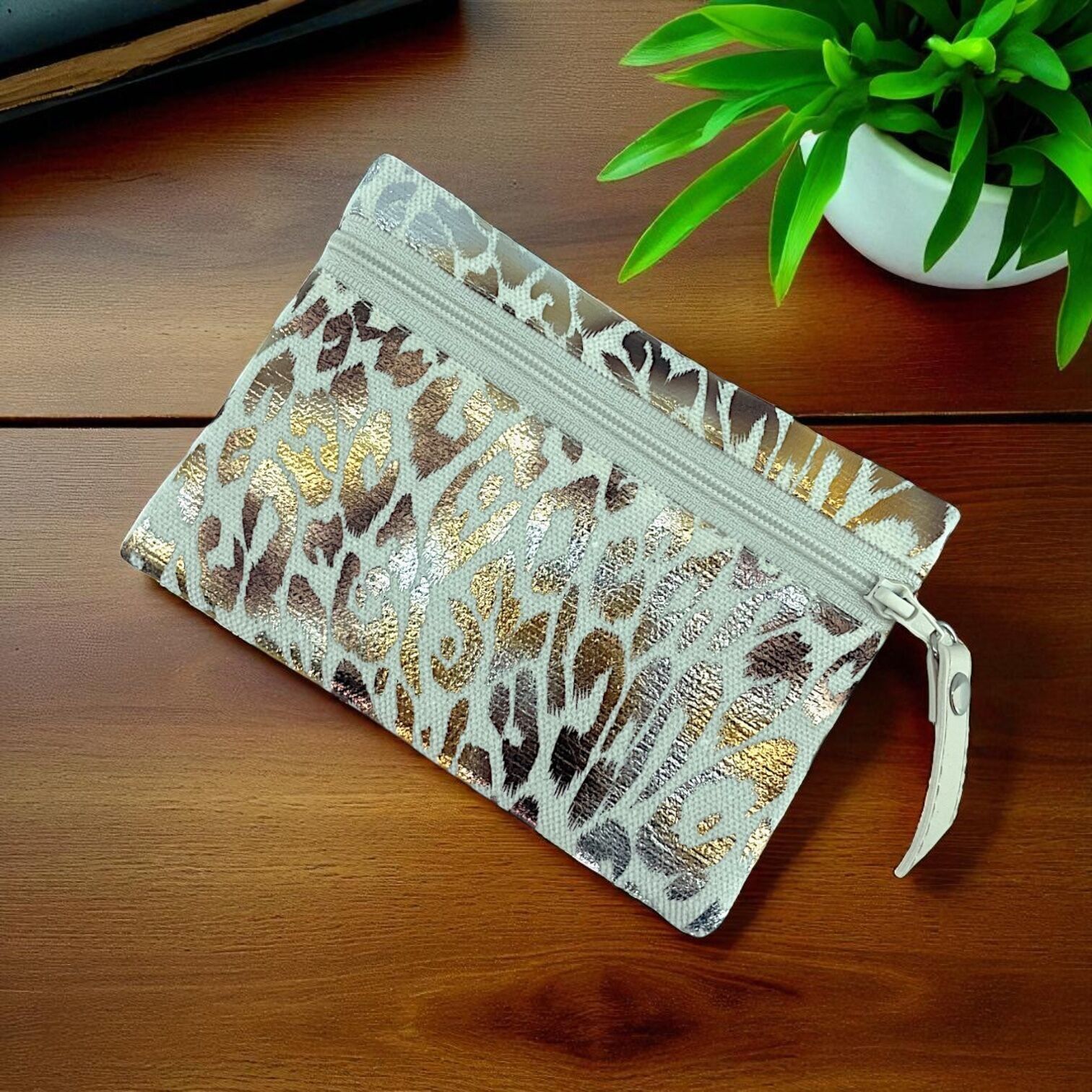 Borsa S, "Savannah" bianca