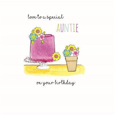 Love to a special auntie