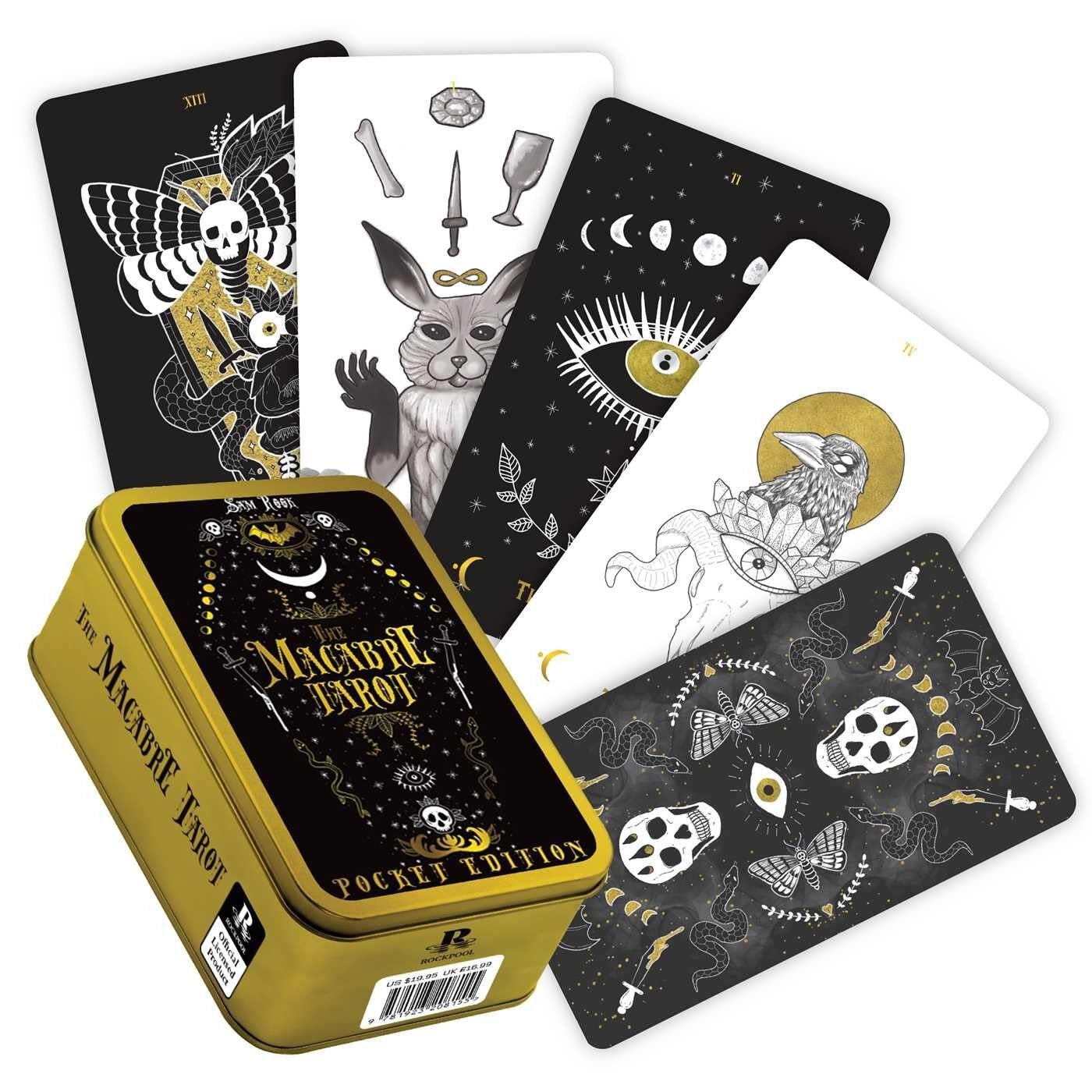 Macabre Tarot Pocket Tin Edition Rockpool Publishing