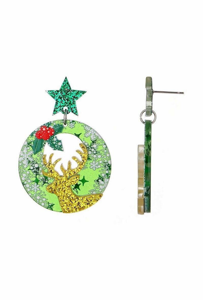 Cerf2 - Orecchino a perno in acciaio