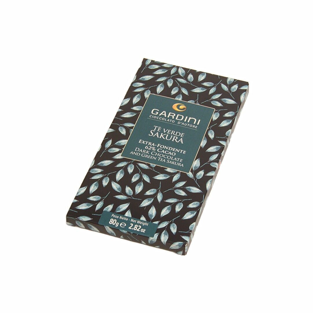 Sakura Grüner Tee Extra Zartbitterschokolade 80g