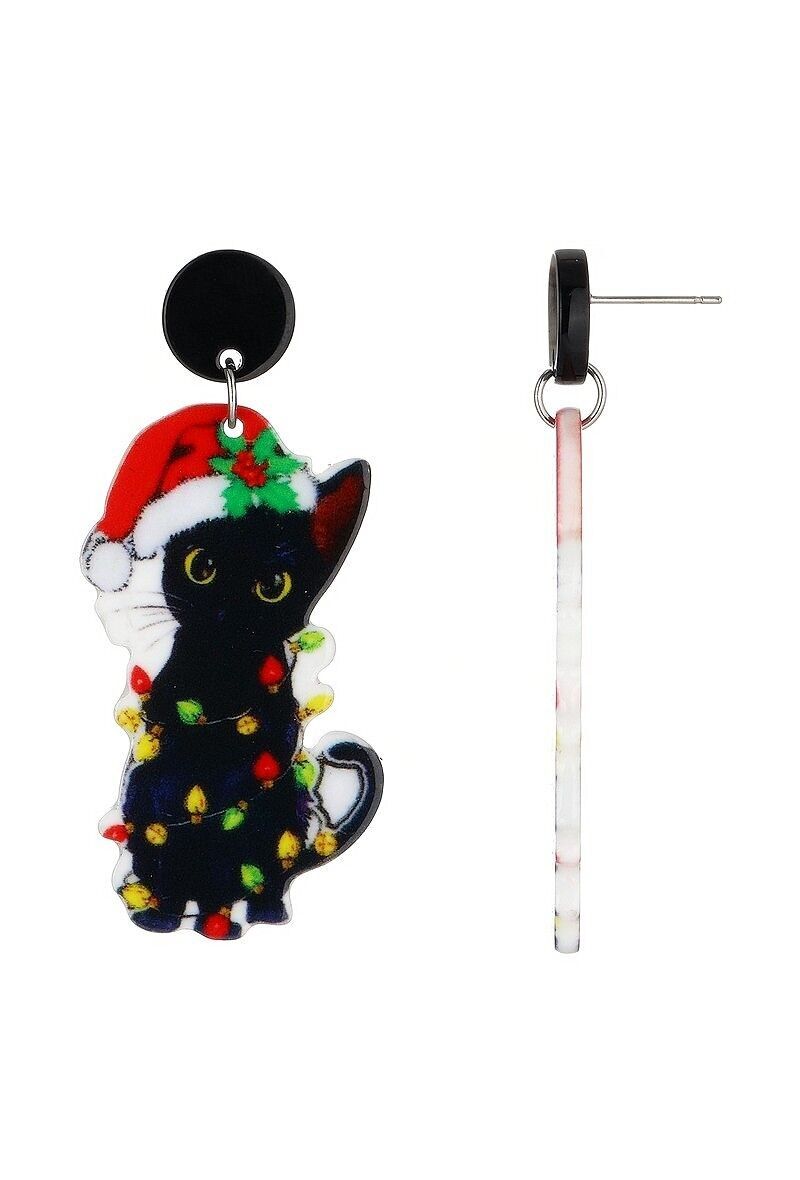 Chatnoir - Orecchino a bottone in acciaio