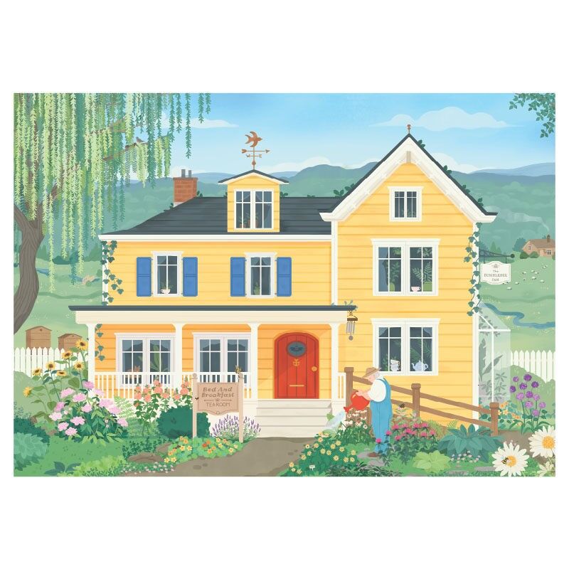 Bumblebee Gardens Puzzle – Trevell – 1000 Teile