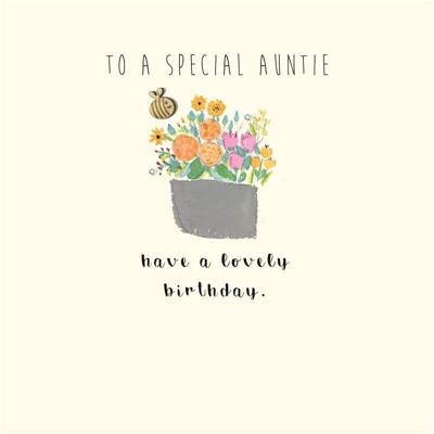 To a special auntie