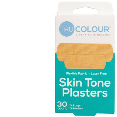 Tru-Colour Skin Tone Plasters Beige (Aqua box)