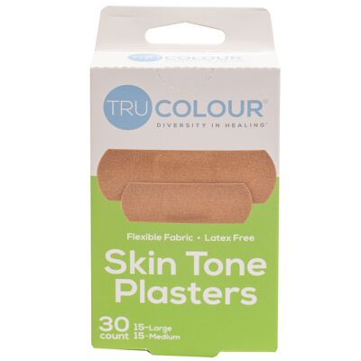 Tru-Colour Skin Tone Pflaster Olivgrünes Braun (Grüne Box)