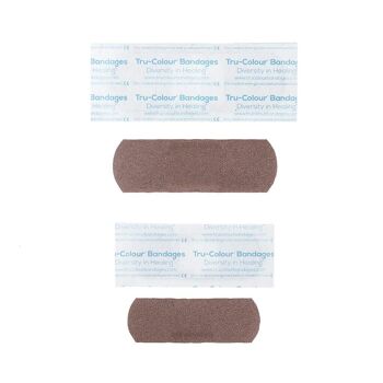 Pansements Tru-Colour pour le teint brun foncé (boîte violette) 3