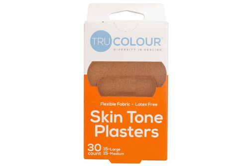 Tru-Colour Skin Tone Plaster Brown-dark brown (orange box)