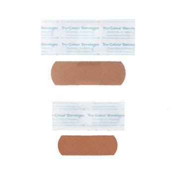 Tru-Colour Skin Tone Plâtre Marron-marron foncé (boîte orange) 3