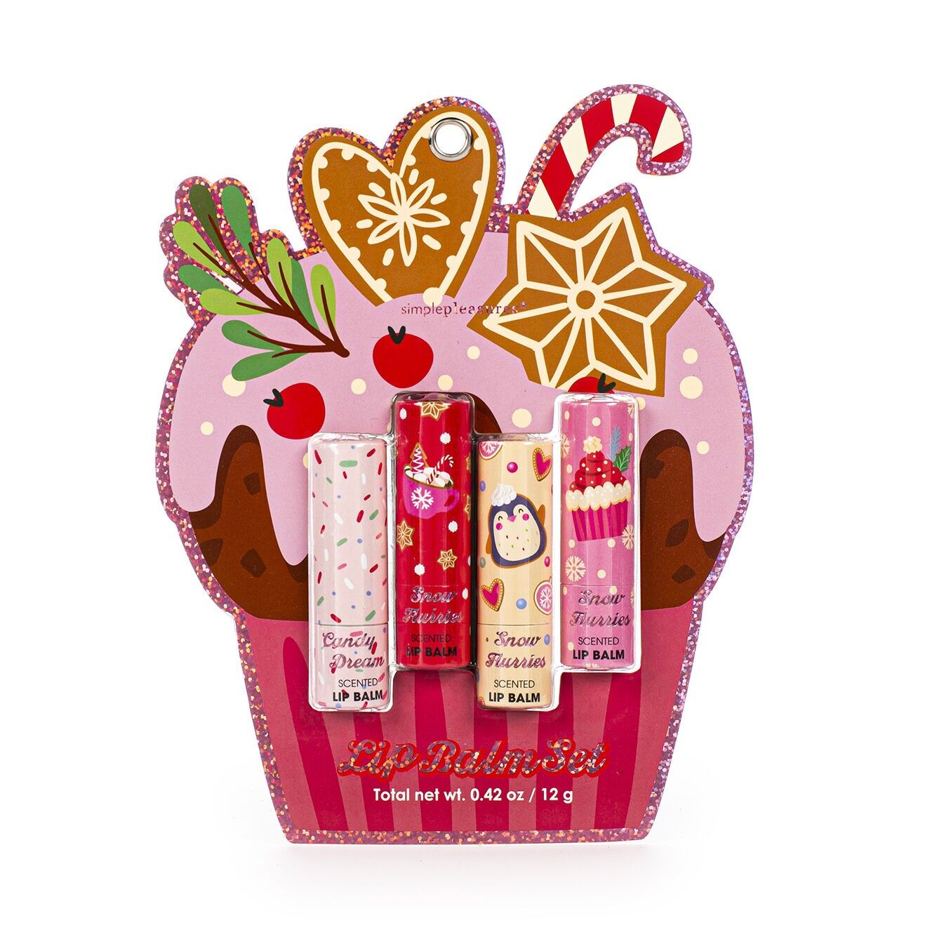 Set di 4 balsami per labbra SUGAR FROSTED LAND - 350024