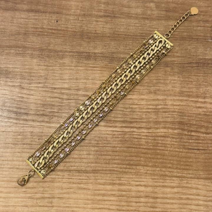 Marco Multichain Stainless Steel Bracelet 