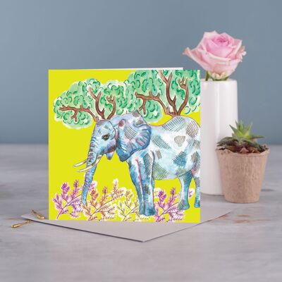 Elephantasy Greetings Card