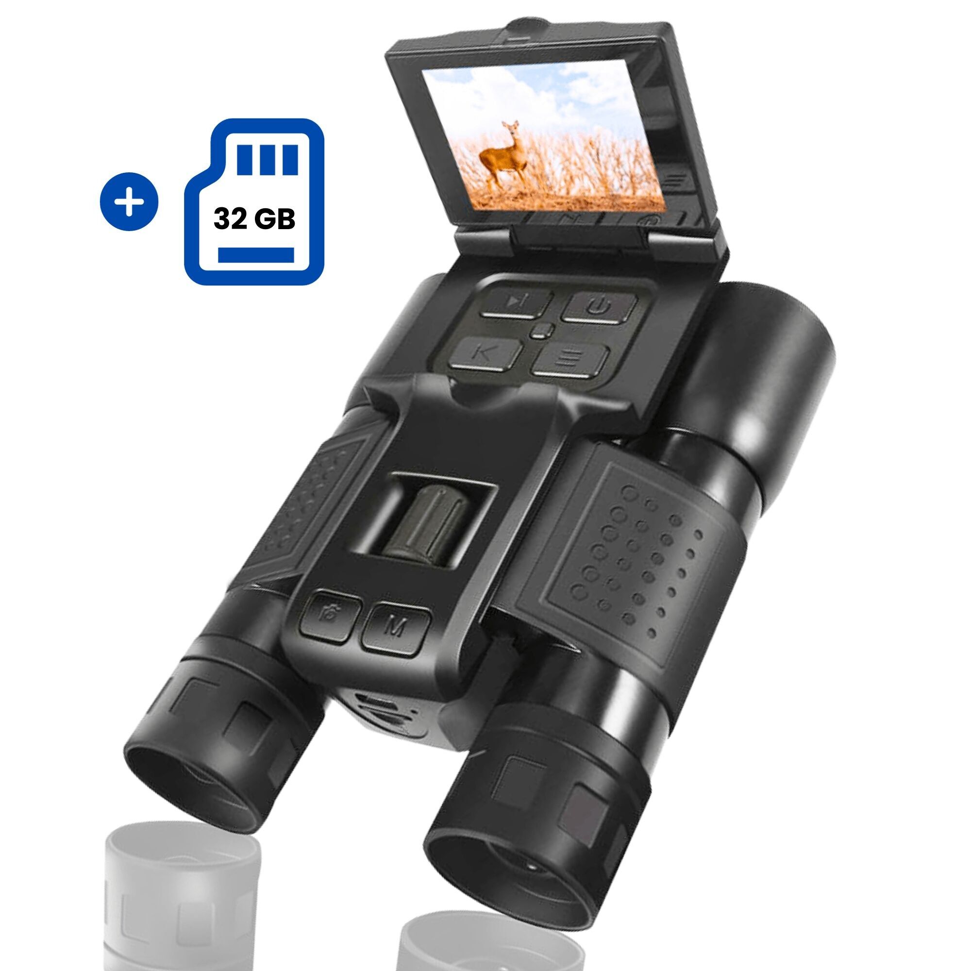 Zoomble® 12x32 Digitalfernglas mit Kamera – 5-MP-Foto & 1080p-Video
