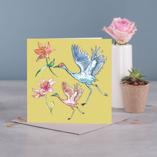Storks Greetings Card