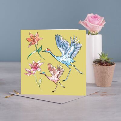 Storks Greetings Card