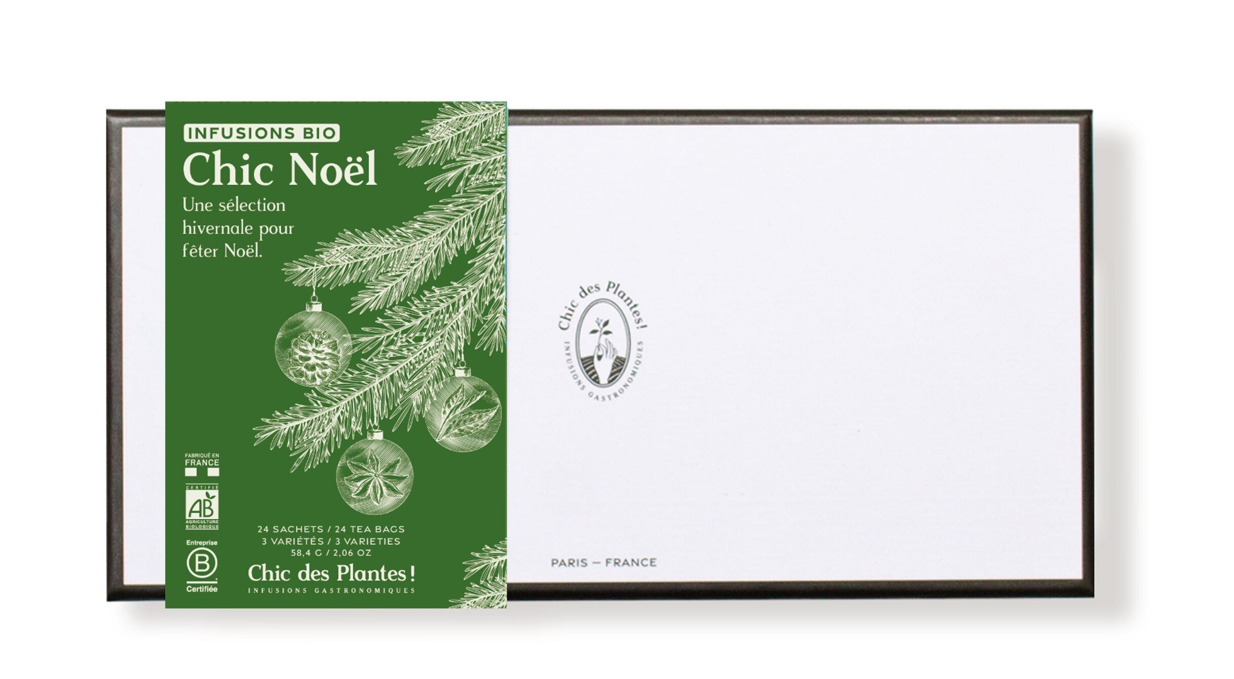 ESTUCHE DE REGALO "CHIC NOËL" - SELECCIÓN DE INFUSIONES DE INVIERNO PARA CELEBRAR LA NAVIDAD