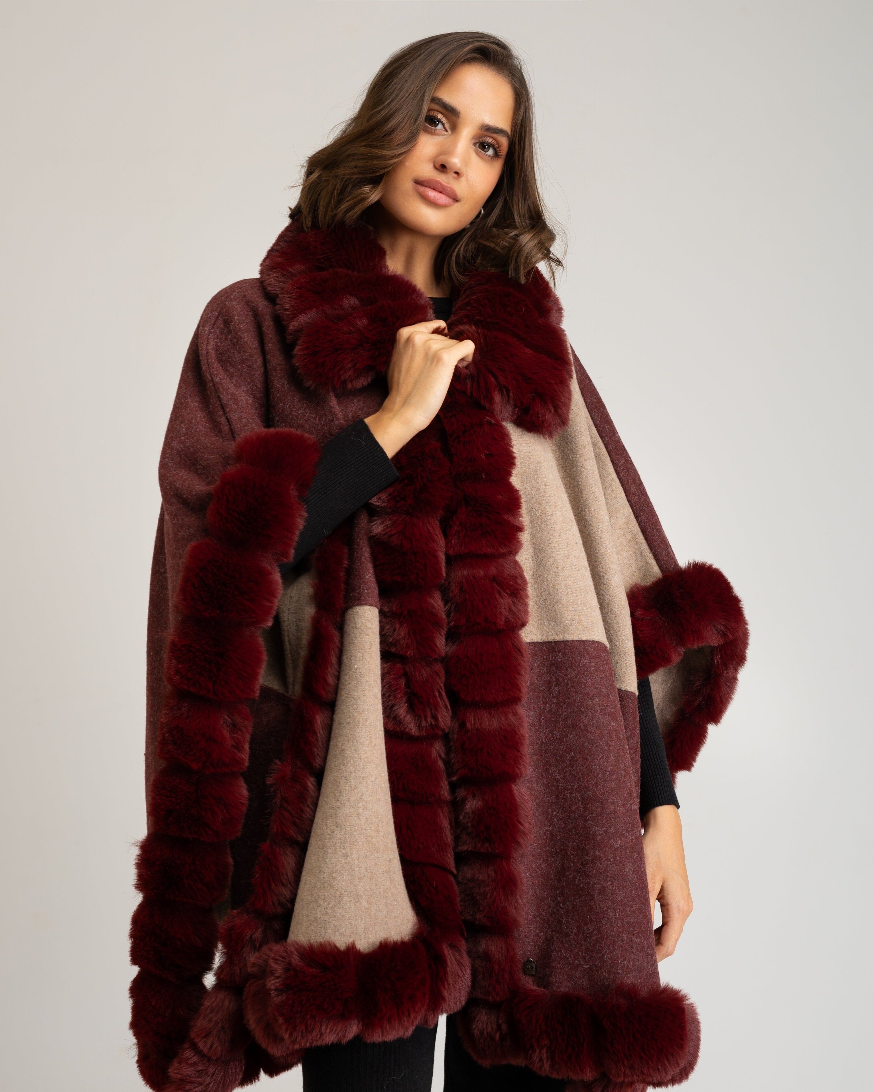 Poncho bicolore Egea