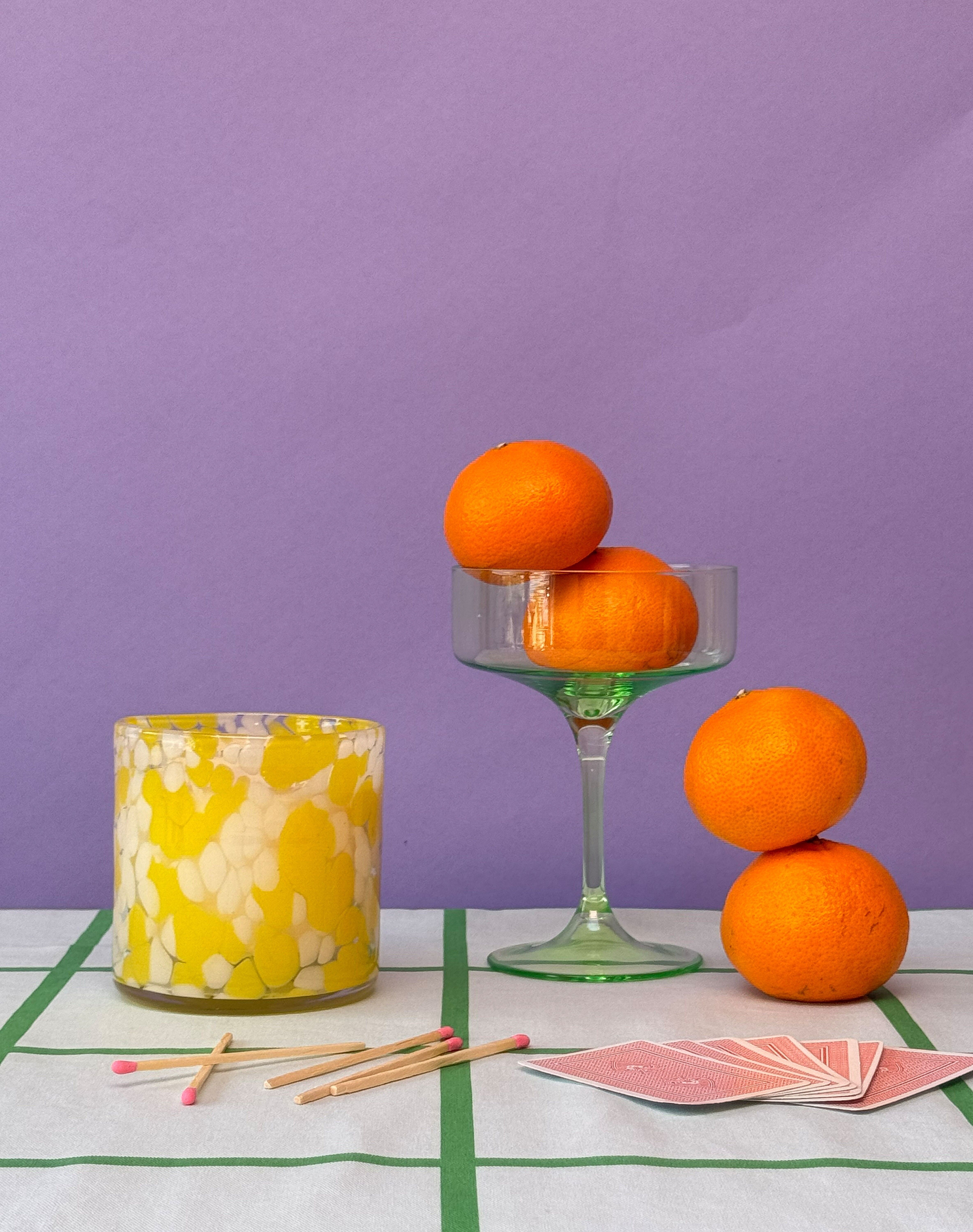 Vela grande de cera de soja de 3 mechas - Mezcla de aromaterapia SMILE para la felicidad - 365 g