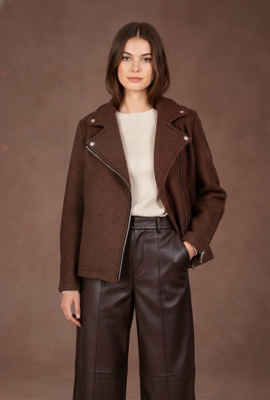 Parfait con cerniera e bouclette PV2561