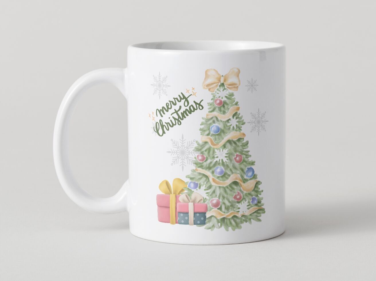 Mug, Christmas tree