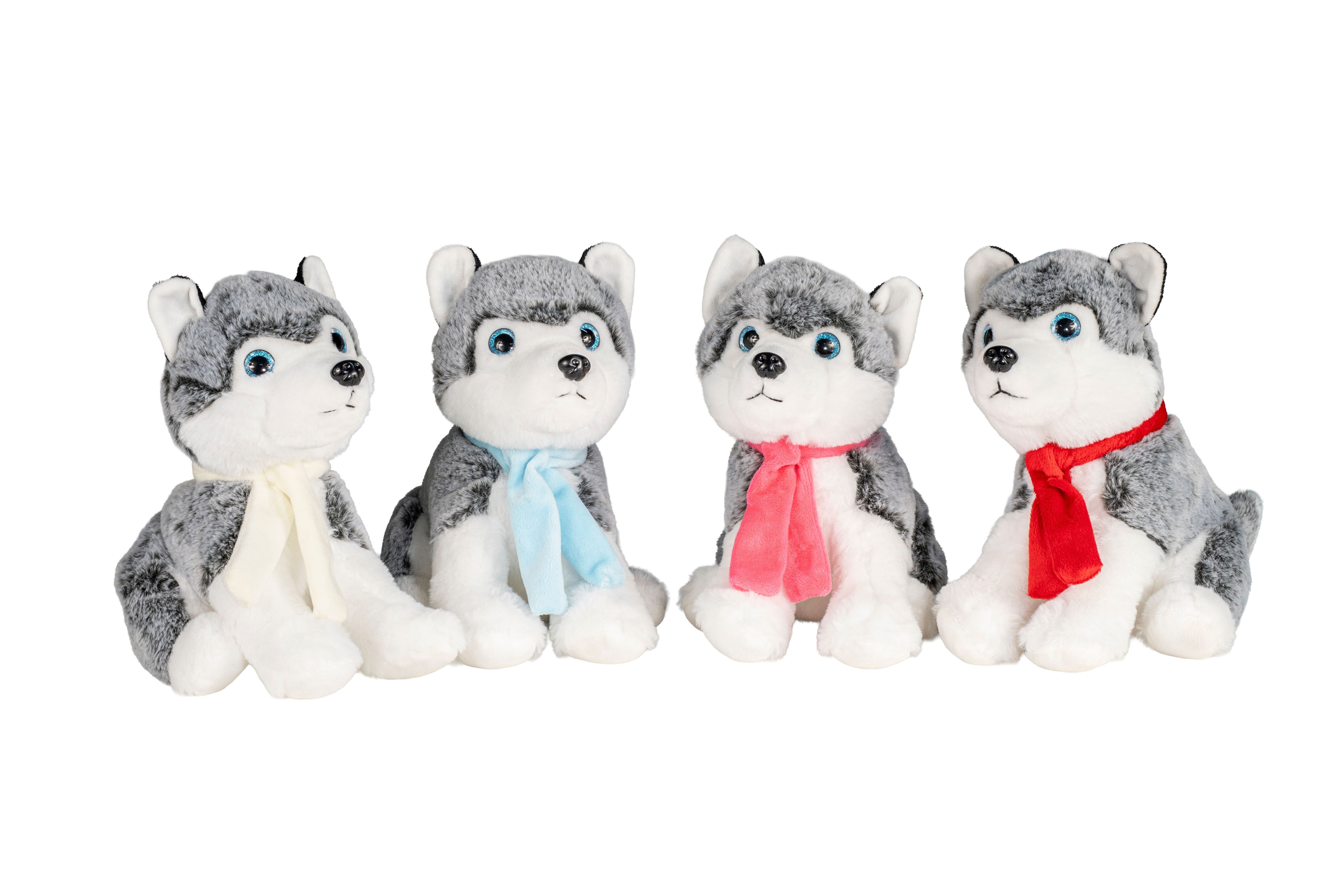 sciarpa di peluche husky gm