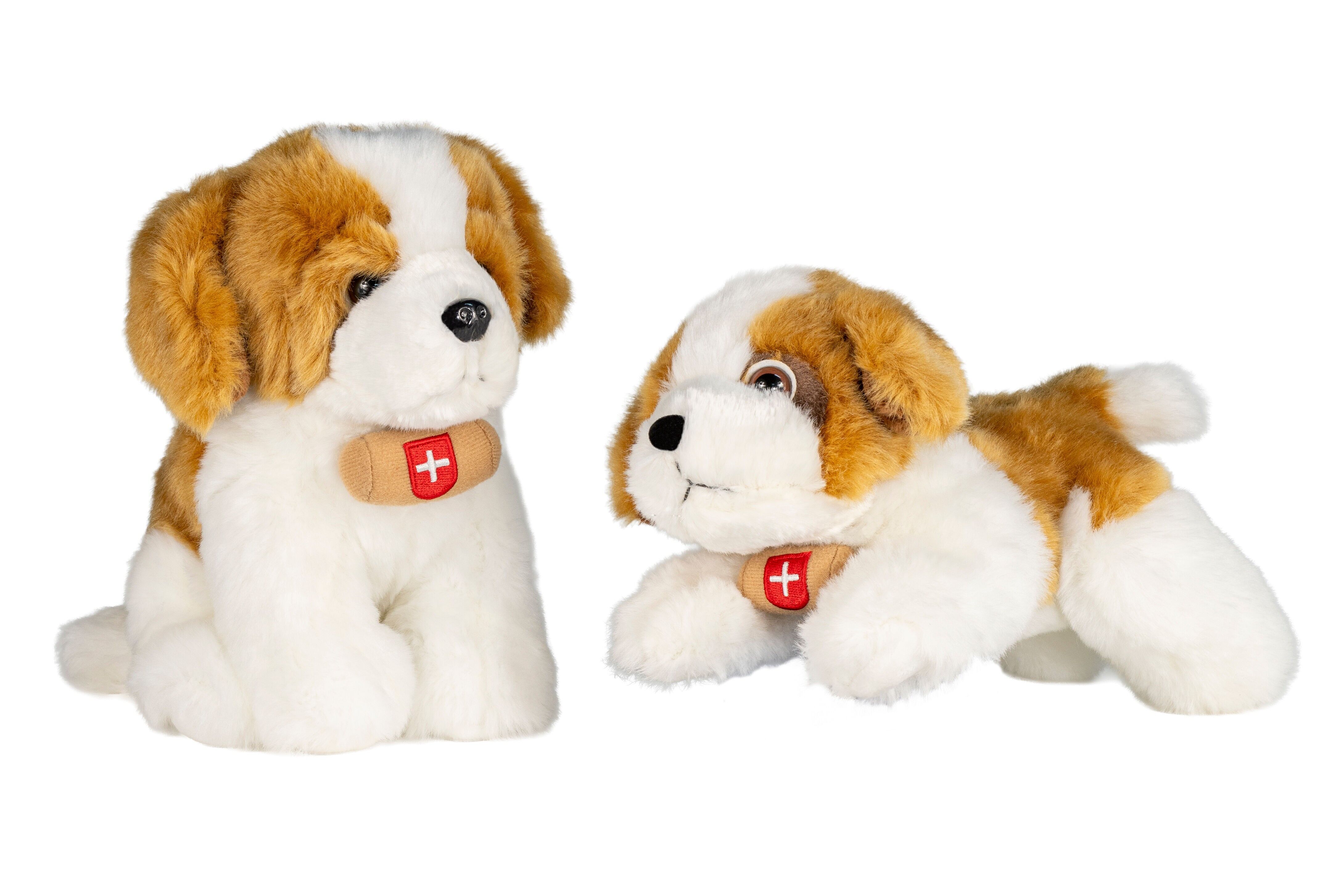 peluche ecologico di San Bernardo seduto