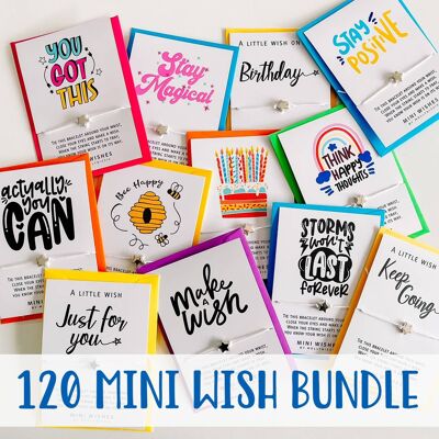 120 BEST SELLER MINI WISH BRACELET BUNDLE__Child