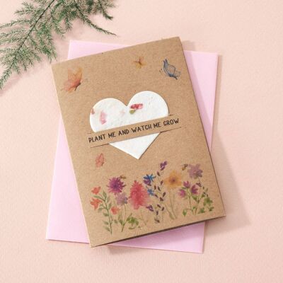 Little seeds - wildflowers plantable card