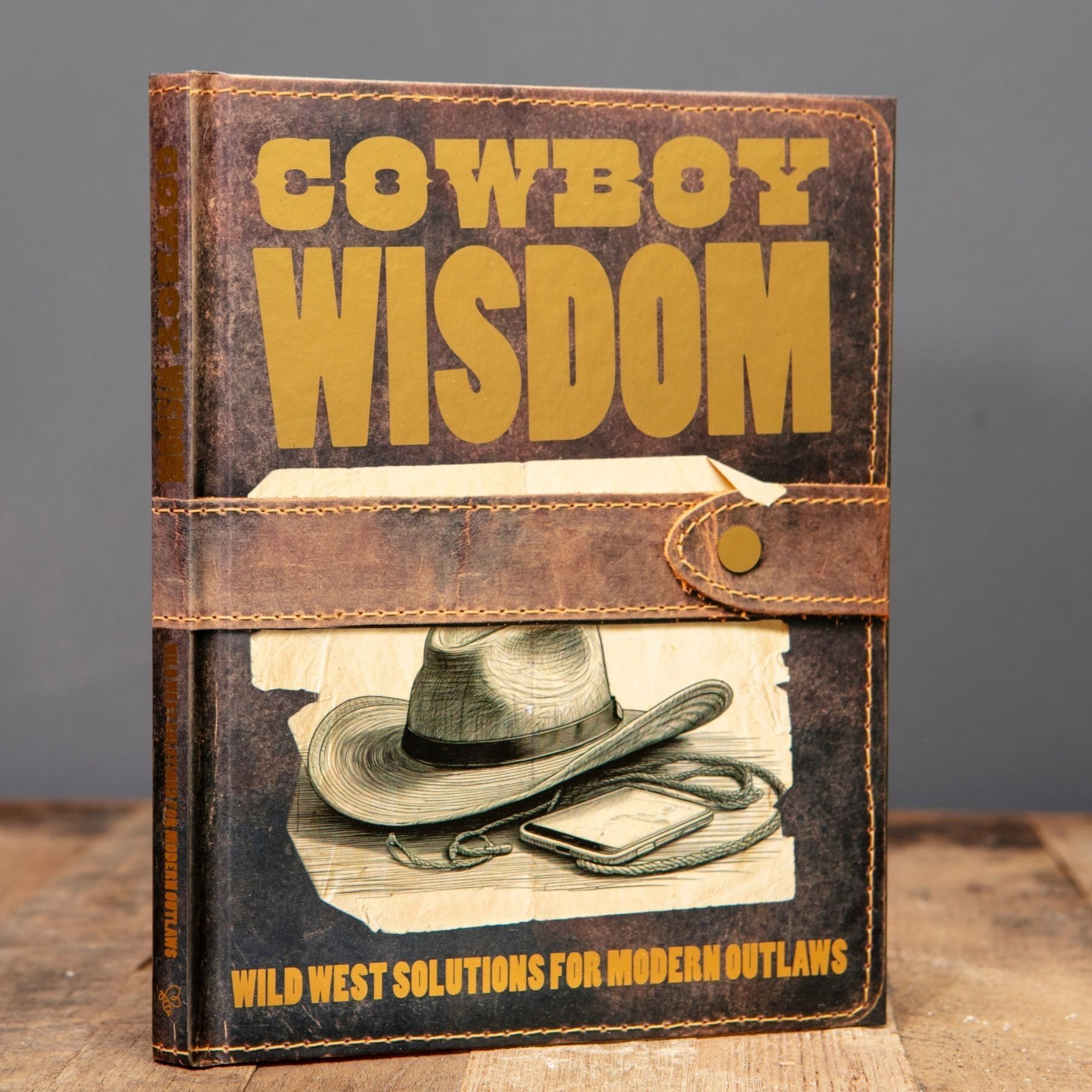 Livre-cadeau Cowboy Wisdom : Solutions modernes pour le Far West