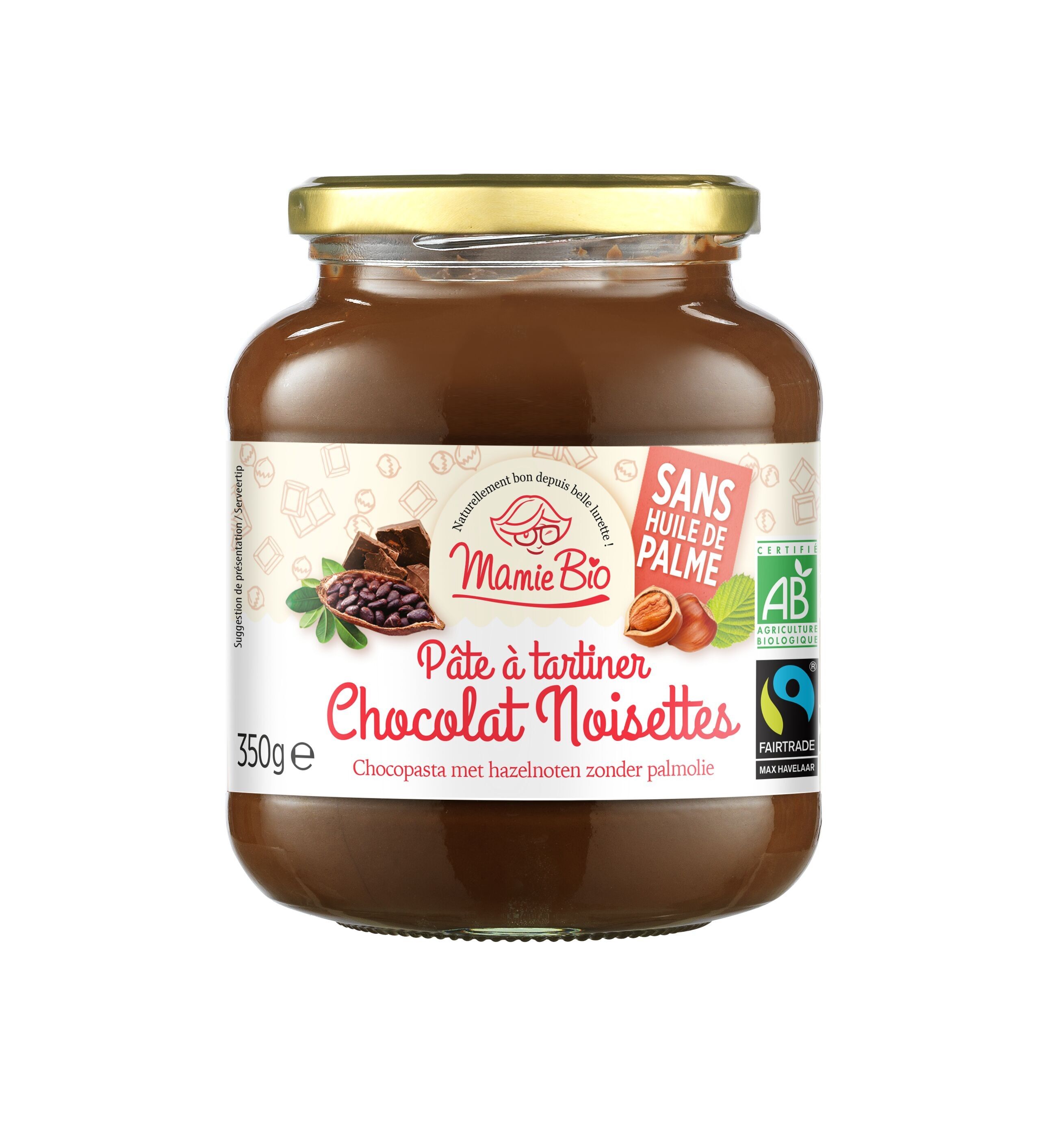 Mamie Bio - Schokoladen-Haselnuss-Aufstrich 350 g