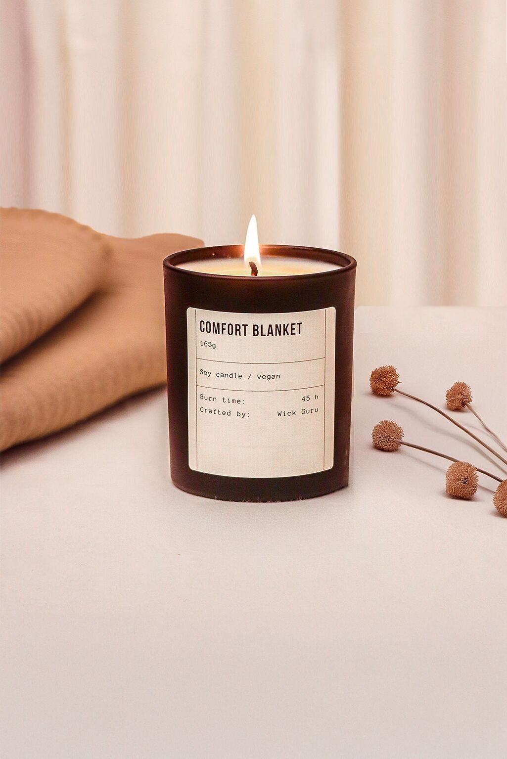 Duftkerze „Comfort Blanket“ – Duftrichtung Bergamotte, Lavendel & Moschus