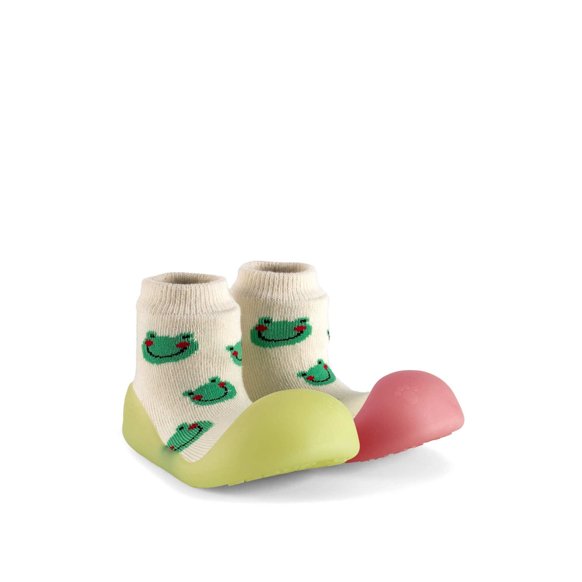 Babyschuhe, die im Sonnenlicht die Farbe wechseln: Froschzehen, Chamäleon