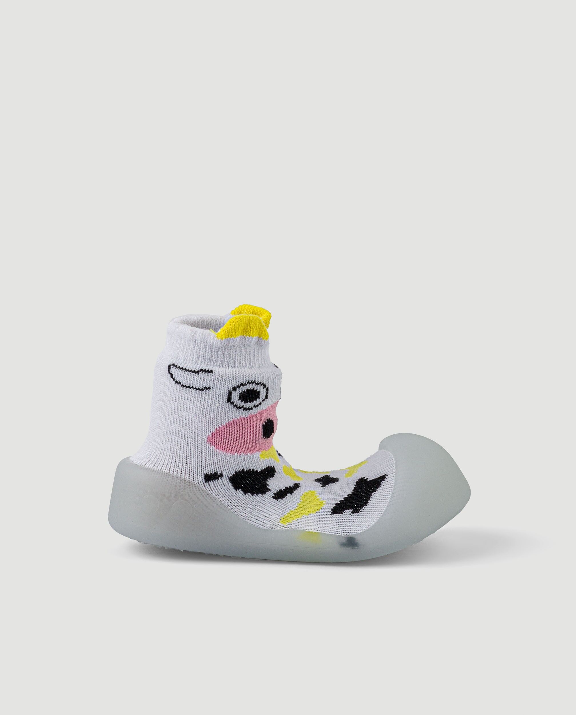 Babyschuhe, die im Sonnenlicht die Farbe ändern Kuh Großzehen Chamäleon