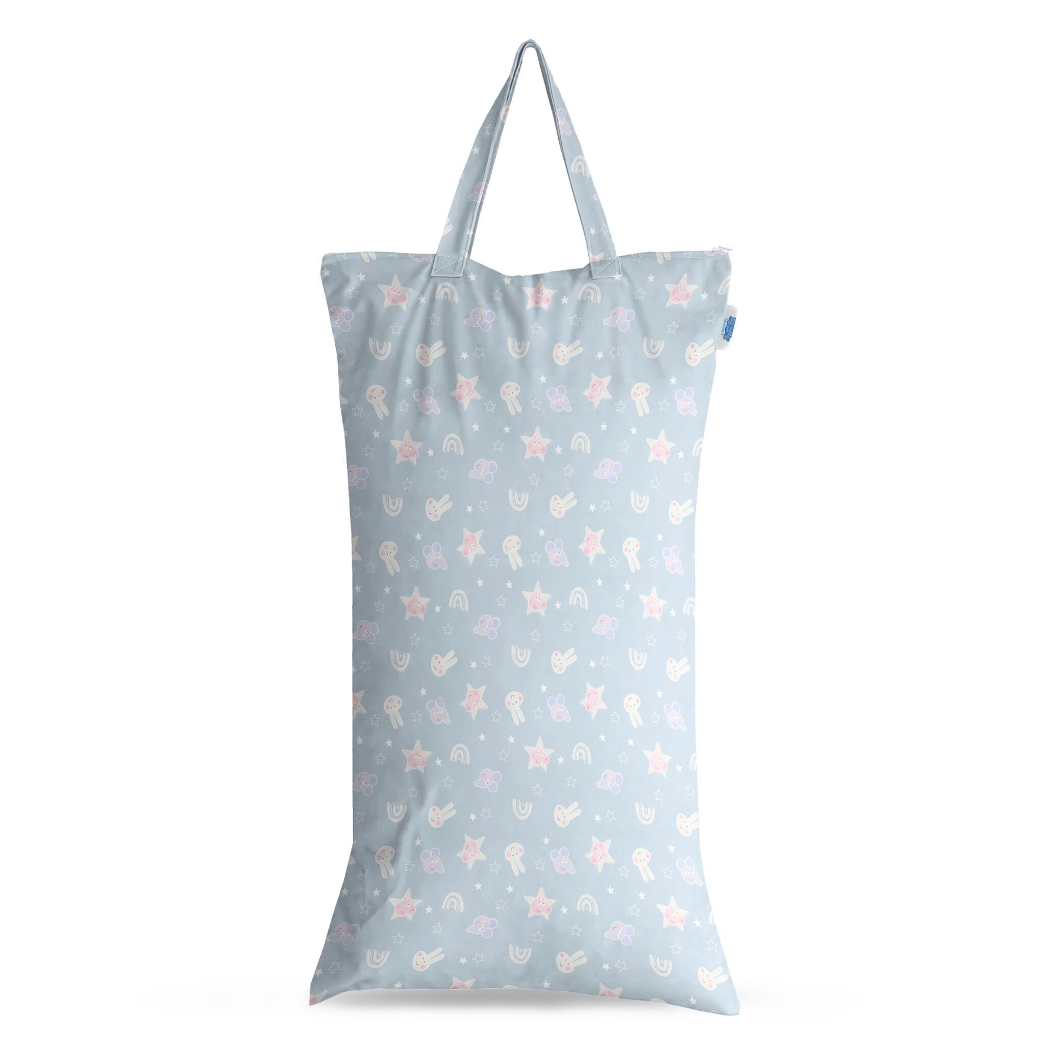 Peppa Pig XL Wet Bag Secchio per pannolini di stoffa riutilizzabile - Mix blu Peppa & Friends
