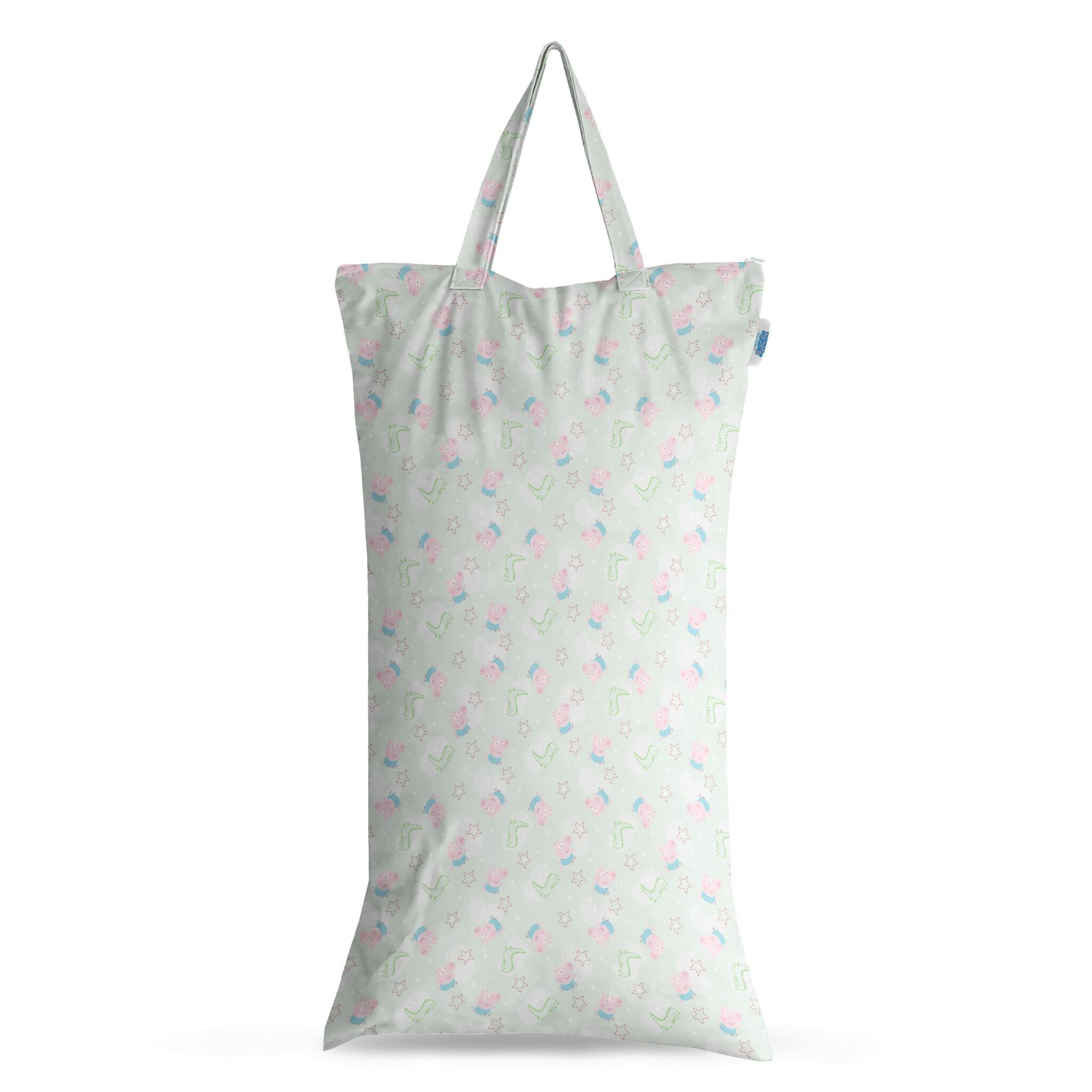 Peppa Pig XL Wet Bag Secchio per pannolini in stoffa riutilizzabile - George Pig | Salvia