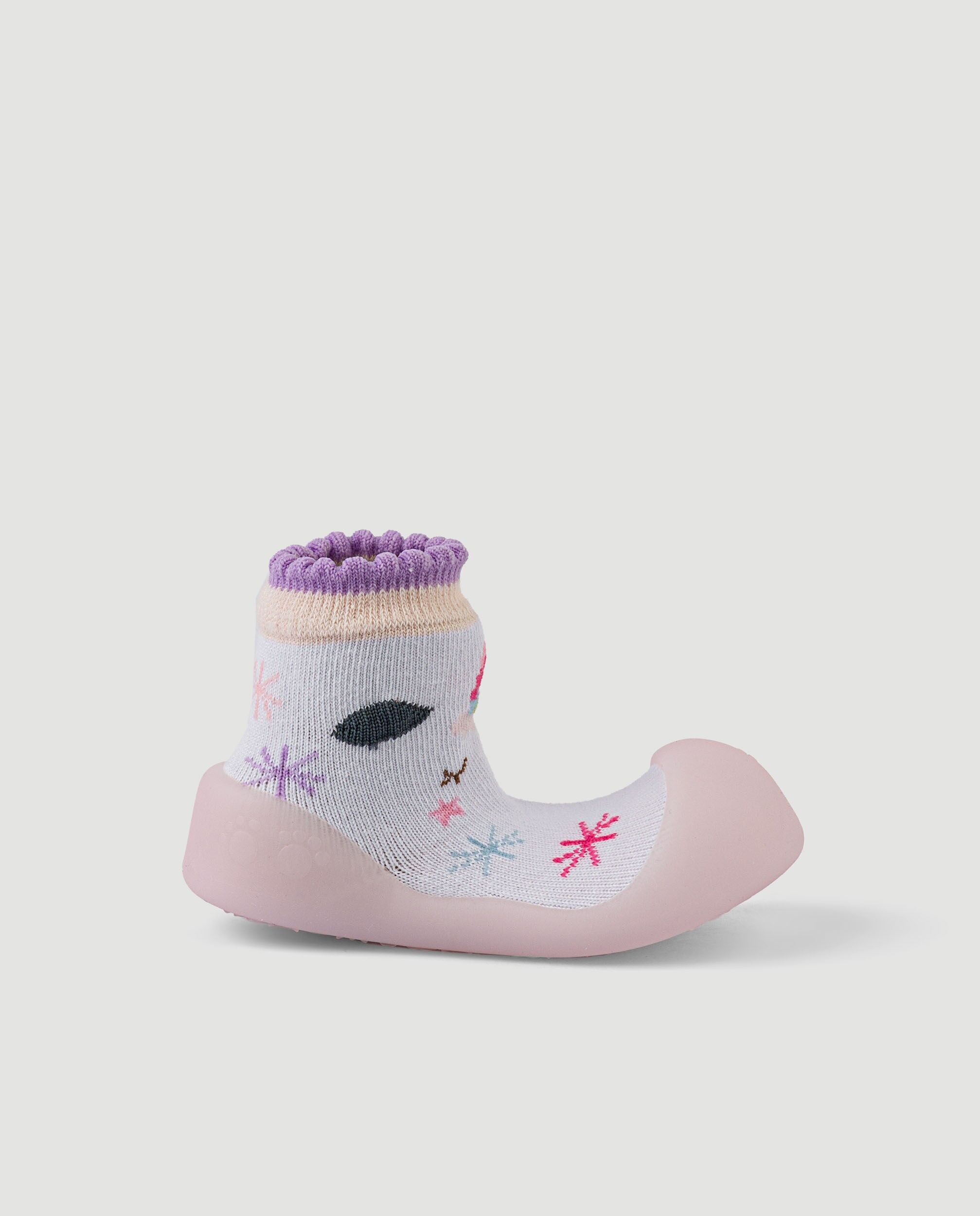 Babyschuhe, die im Sonnenlicht die Farbe wechseln Einhorn Großzehen Chamäleon