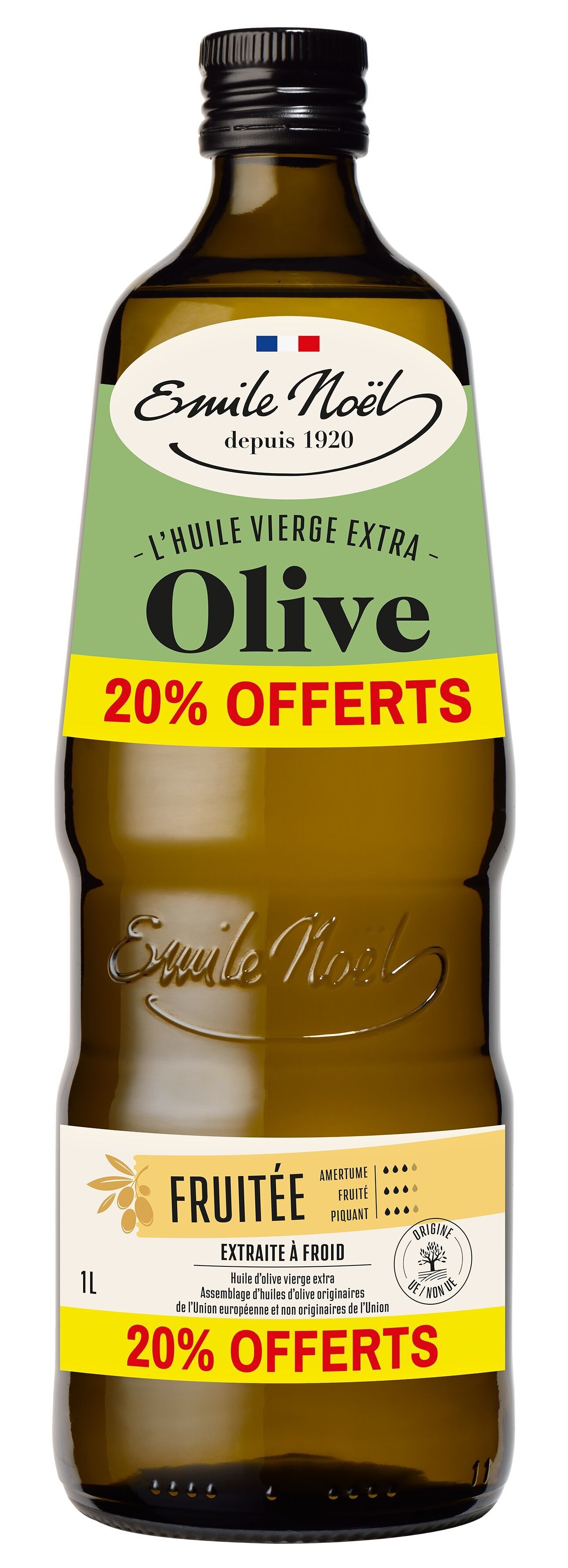 Organic fruity extra virgin olive oil 1 L