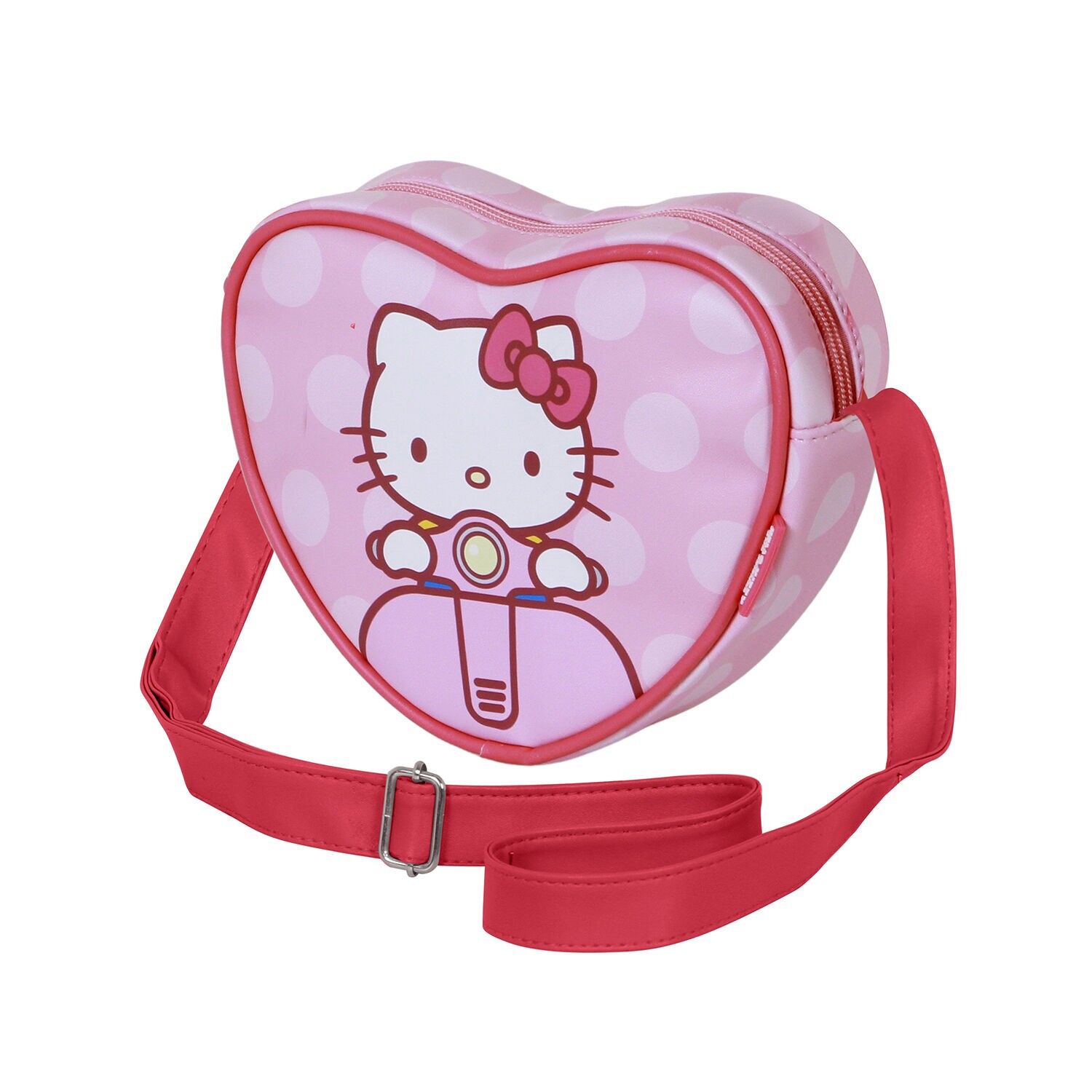 Borsa a tracolla Hello Kitty Moto-Casual Heart, rosa