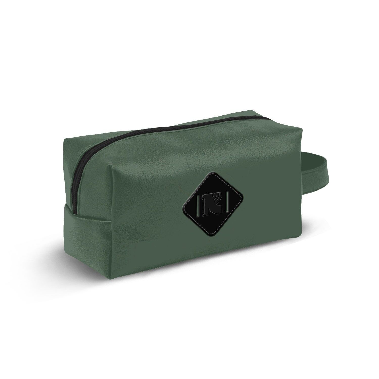 Borsa da toilette da viaggio PRO-DG Khaki Brick PLUS, verde militare