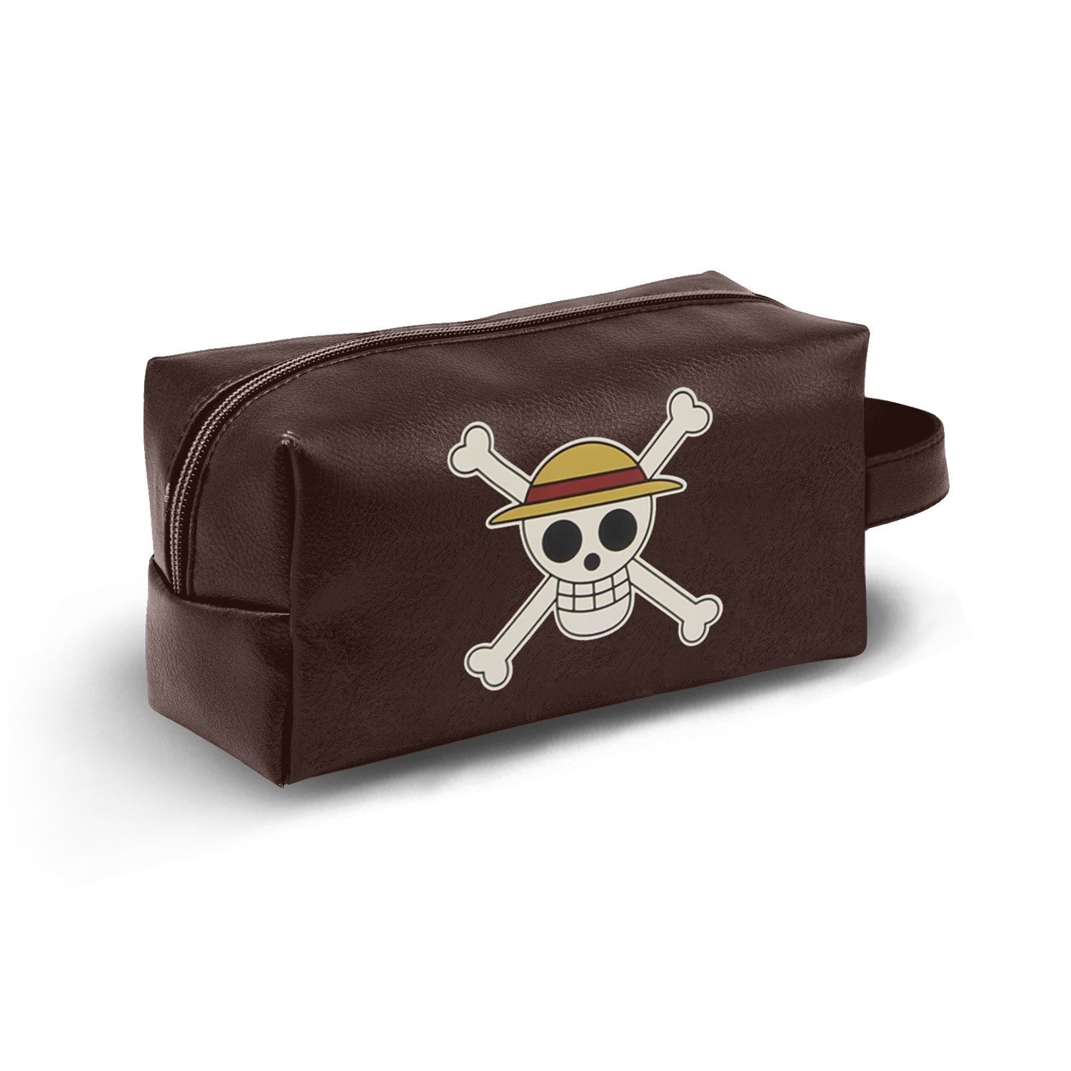 Borsa da toilette da viaggio One Piece Skull Brick PLUS, marrone