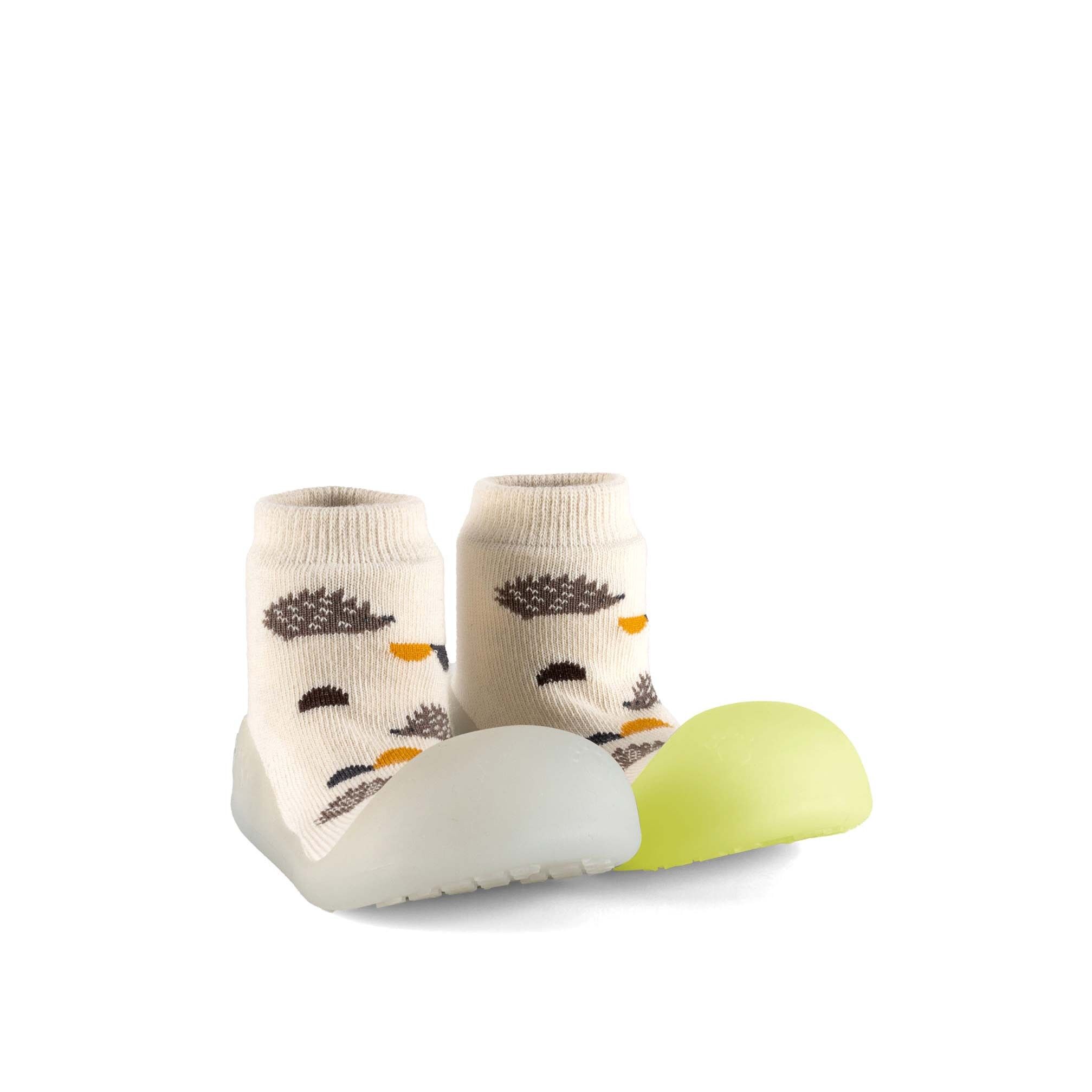 Babyschuhe, die im Sonnenlicht die Farbe wechseln Stacheln Großzehen Chamäleon