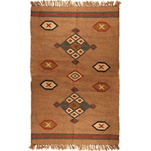 Ottoman Kilim Wool and Jute Sofia pattern