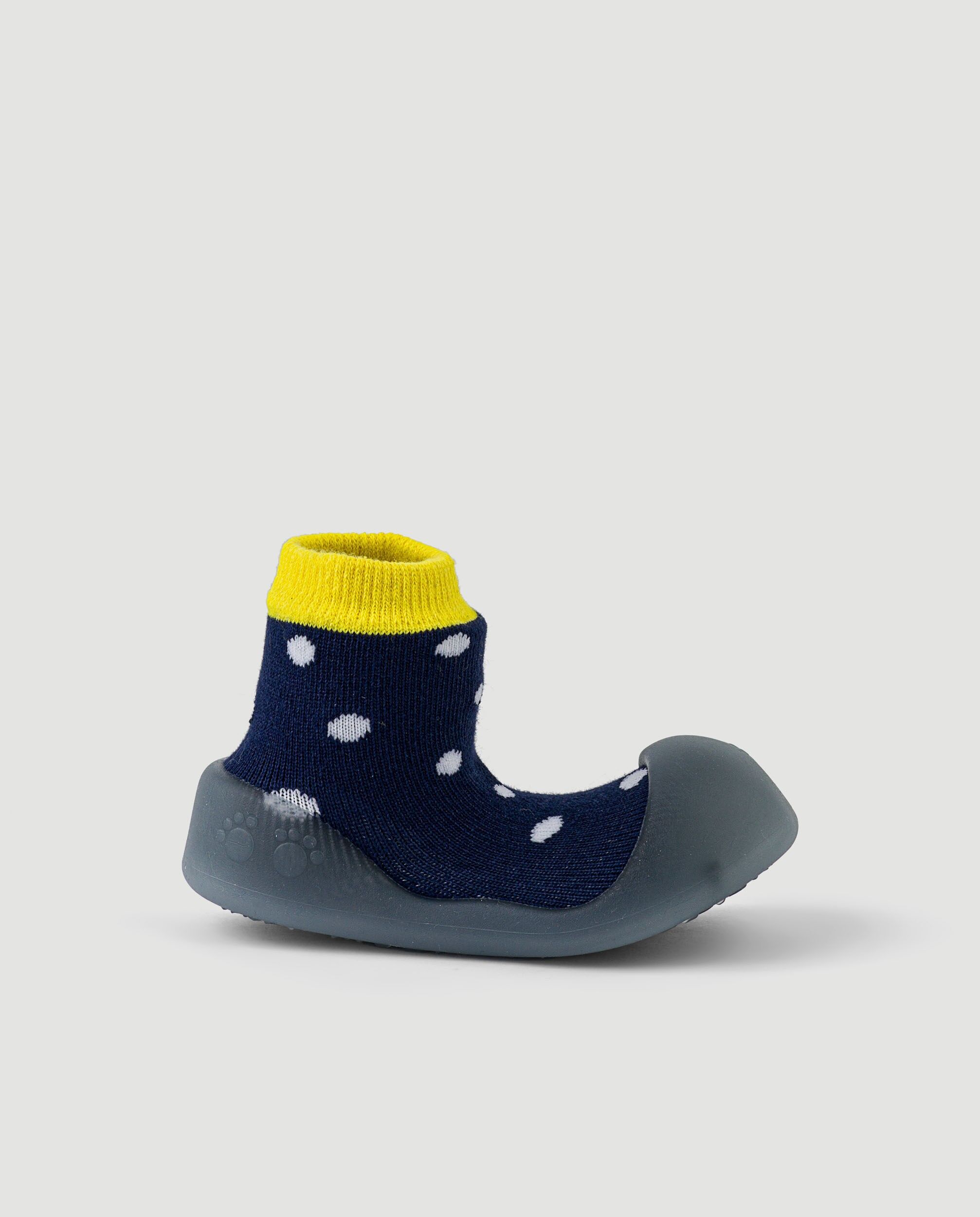 Babyschuhe, die im Sonnenlicht die Farbe wechseln: Polka Navy Bigtoes Chameleon