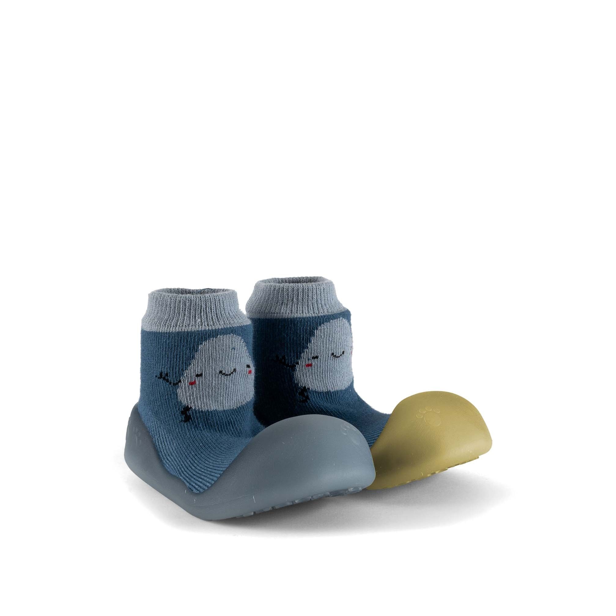 Babyschuhe, die im Sonnenlicht die Farbe wechseln: New Blue Potato Bigtoes Chameleon