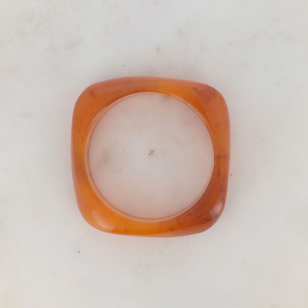 Closed geometric bangle in colored resin - IKS3206B0300XX