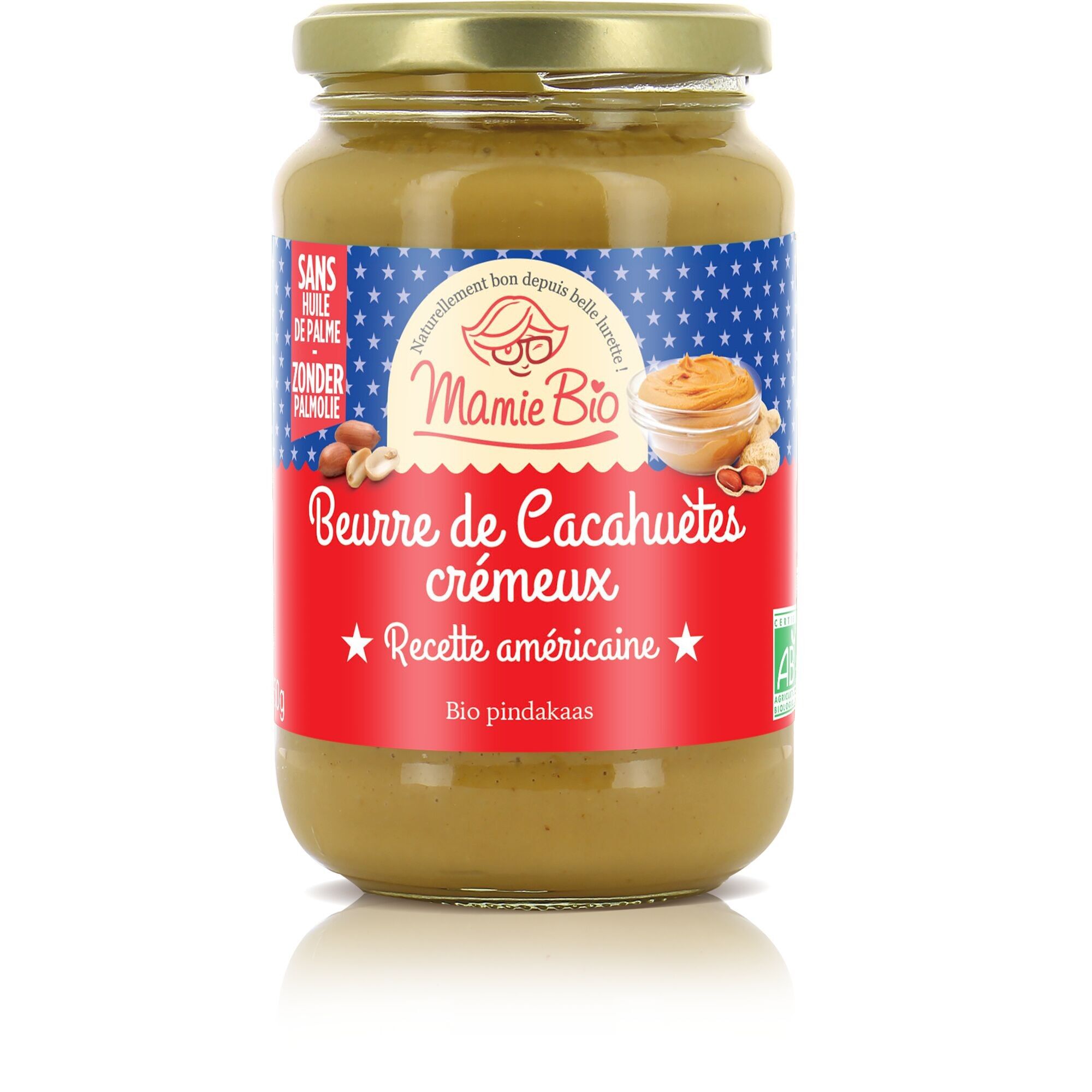 Mamie Bio – Amerikanische Erdnussbutter 350 g